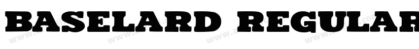 Baselard Regular字体转换